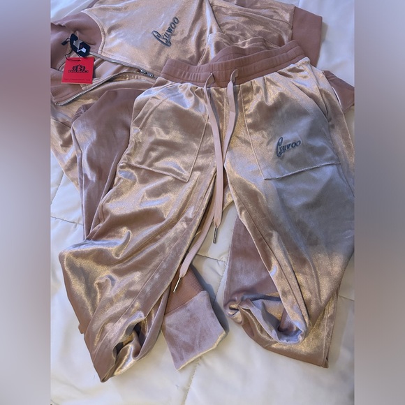 Gsuwoo Brown Velour Tracksuit - Picture 11 of 12